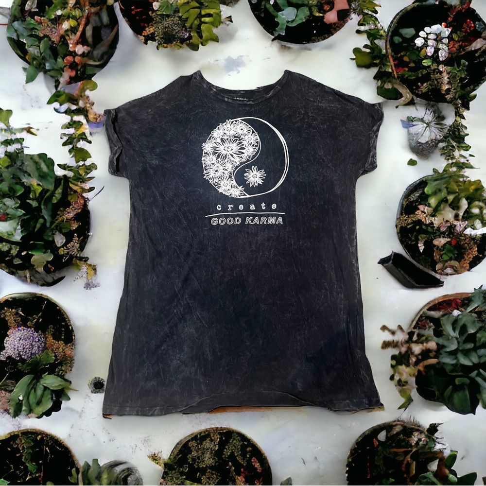 “create good karma” shirt